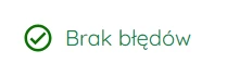 Brak błędów
